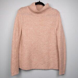 La Vie Rebecca Taylor pink cowl neck mohair wool blend sweater-S